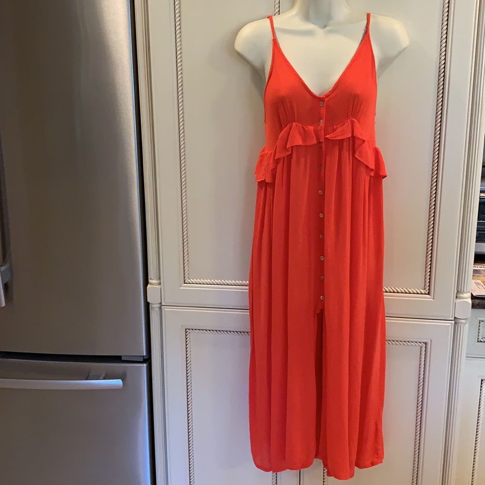 Top Shop Resort Wear Guaze Swim Cover Up Dress Small 4-6 US Vacation Ready!